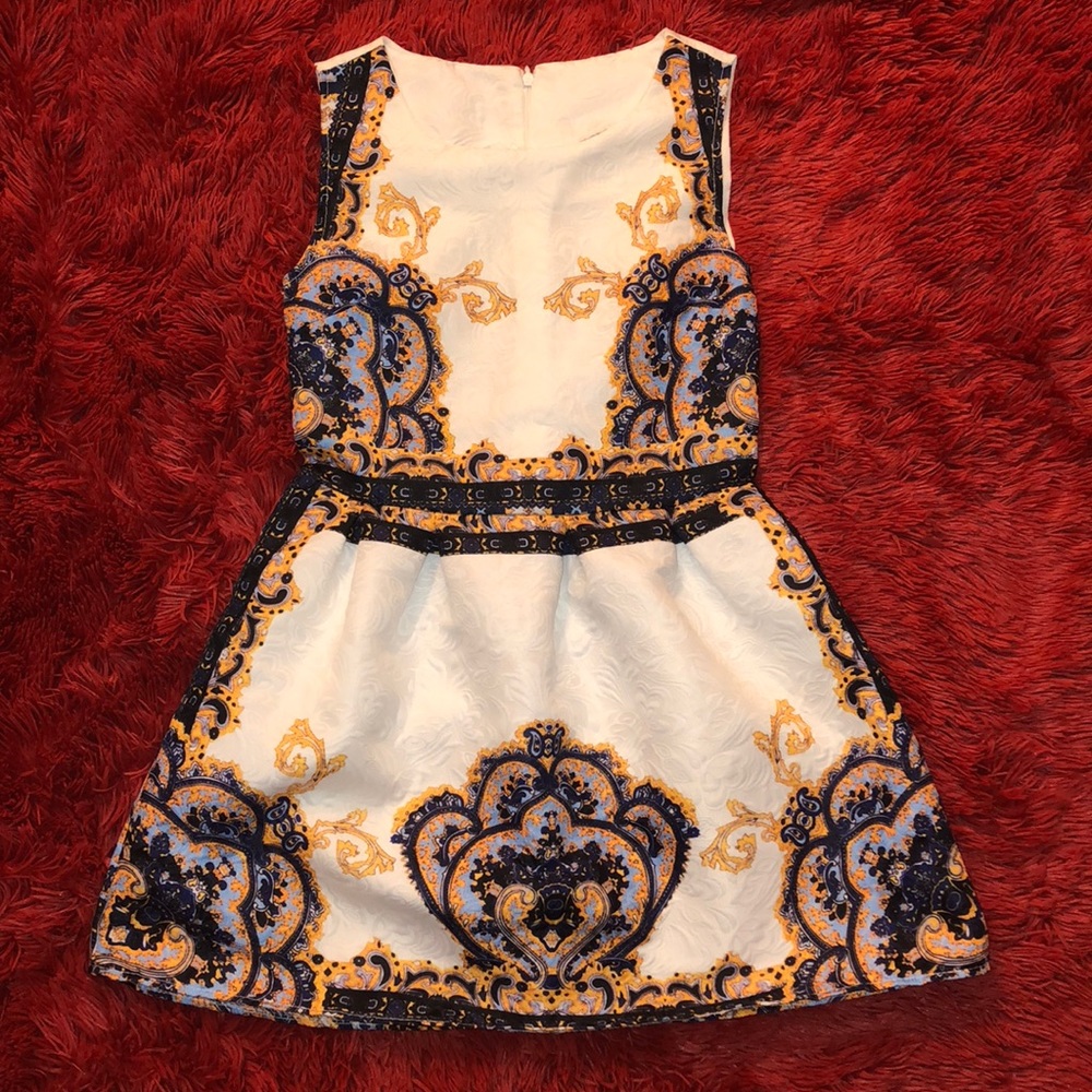Fancy print dress